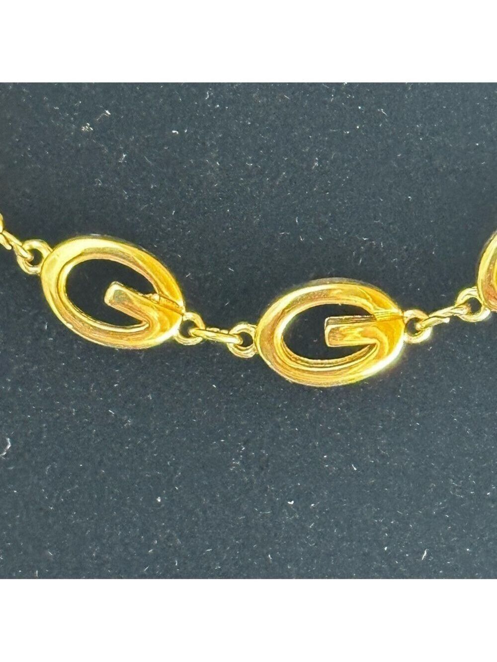 Givenchy Gold-Tone Logo Chain Necklace 15” - Picture 4 of 4